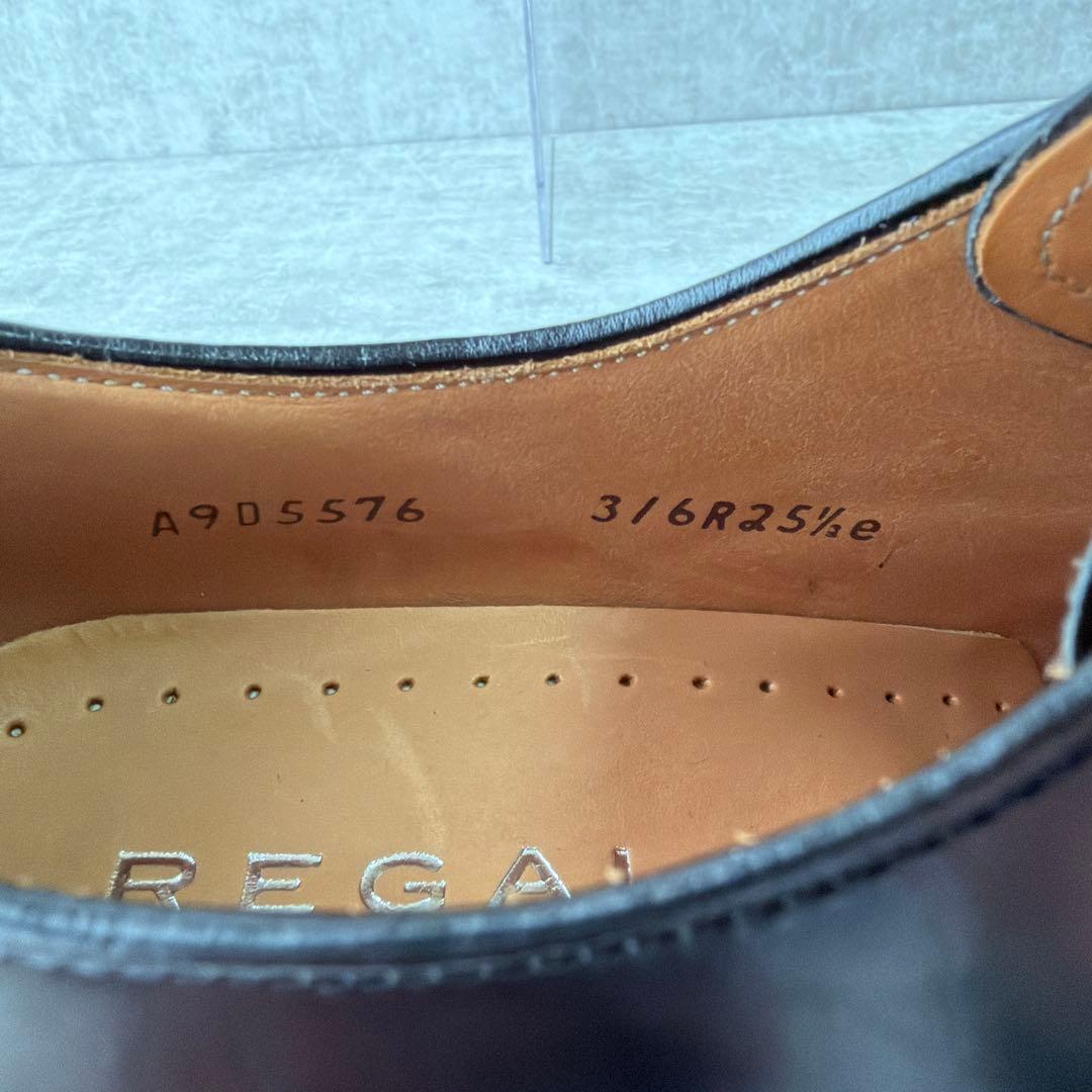 ⭐️未使用級⭐️ REGAL 316R Uチップ レザーシューズ 黒 25.5cm