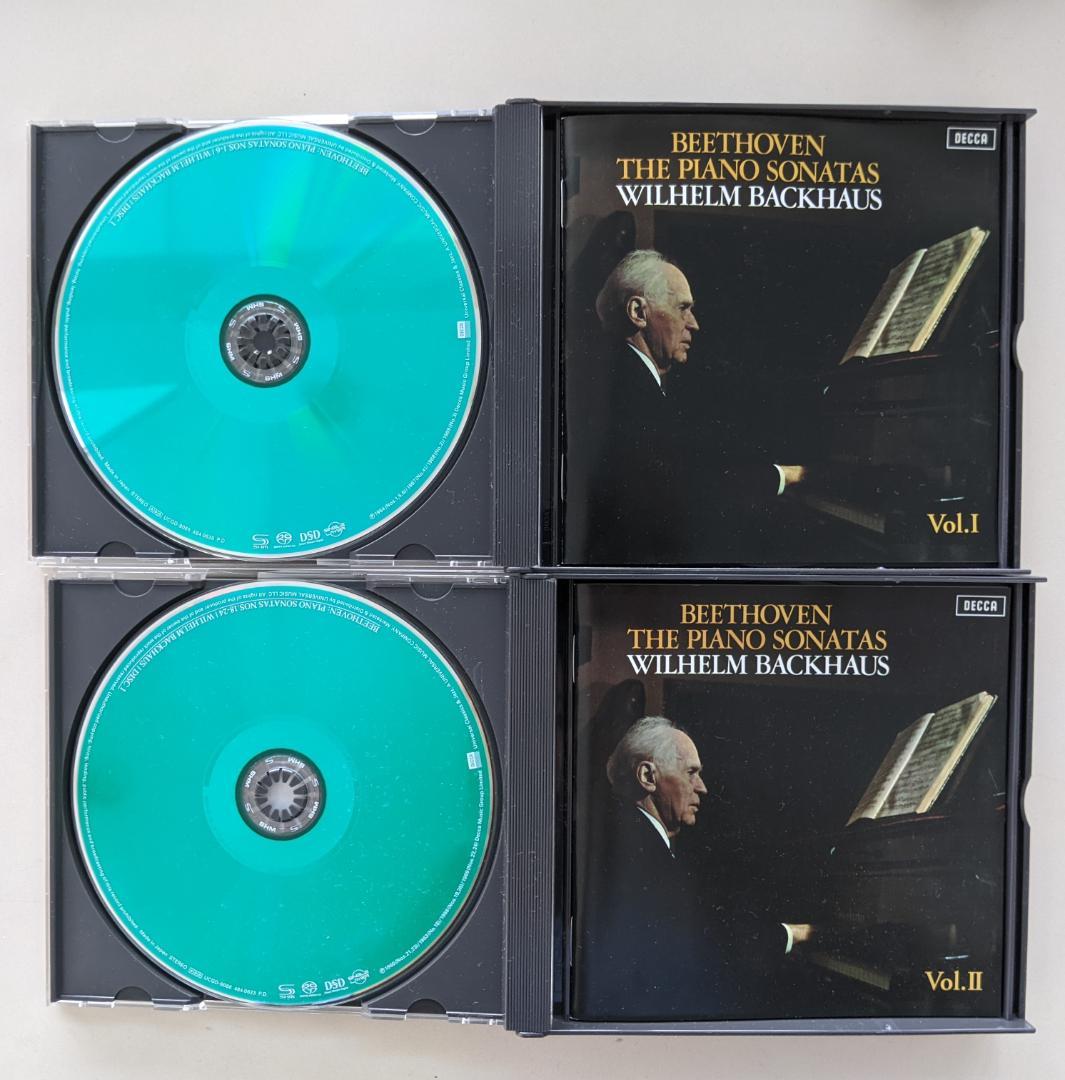 ピアノ・ソナタ全集 Vol.1 Vol.2 バックハウス SACD ピアノ・ソナタ