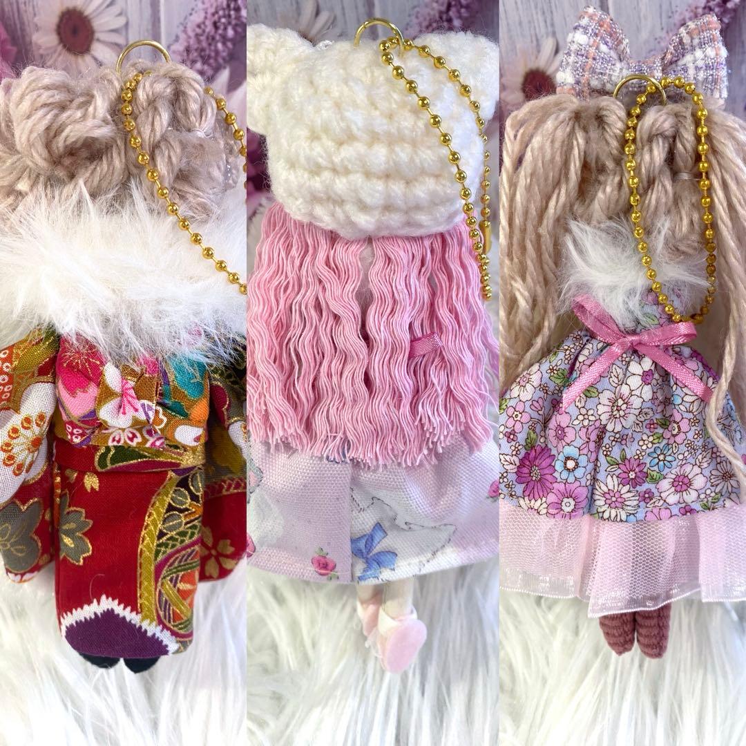 ともちゃんさん専用❤️3点❤️ドールチャーム❤️ハンドメイド
