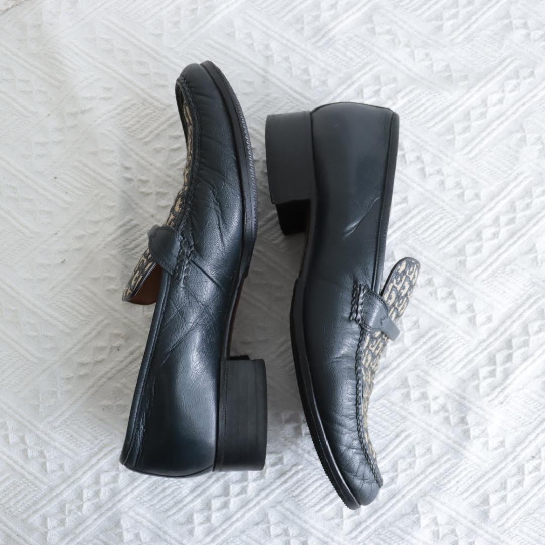 希少！クリスチャンディオール オブリーク トロッター ローファー