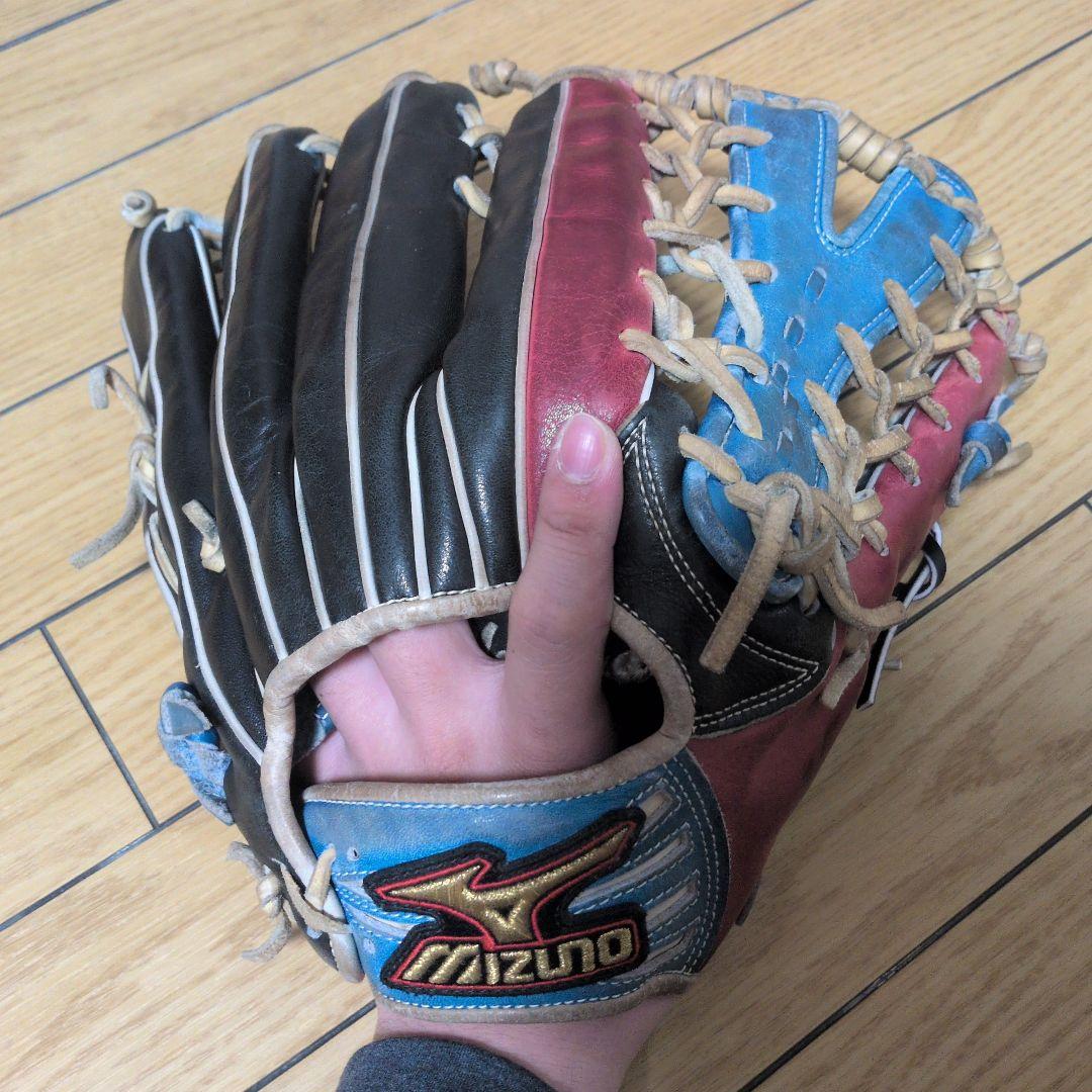 の*ぶ様 ミズノ　オーダーグローブ　外野手用グローブ 野球 ミズノ 軟式グローブ ミズノプロ オーダーグラブ 外野手AXI型