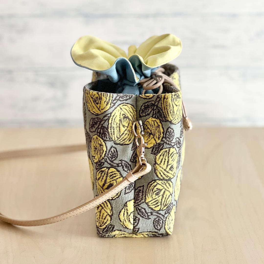 ミナペルホネンrosyあおり巾着ショルダーバッグ MM602-242 - メルカリ