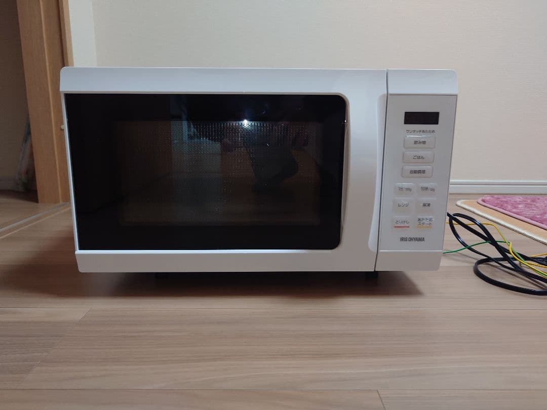 IRIS OHYAMA 2024年製電子レンジ KMB-F186-W - メルカリ