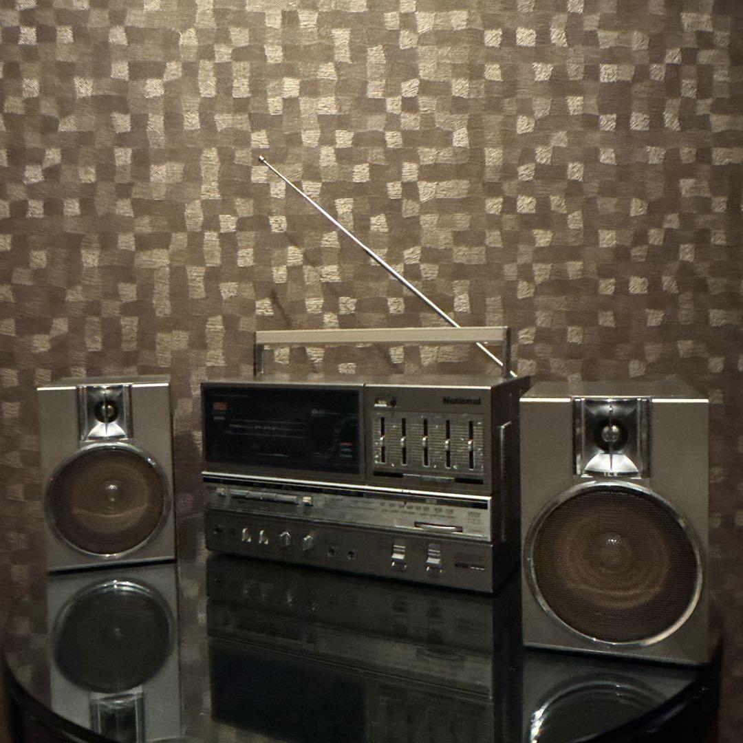National RX-C45 分離型ラジカセ FM/AMラジオOK昭和レトロ National RX-C45 分離型ラジカセ FM/AMラジオOK昭和レトロ - メルカリ