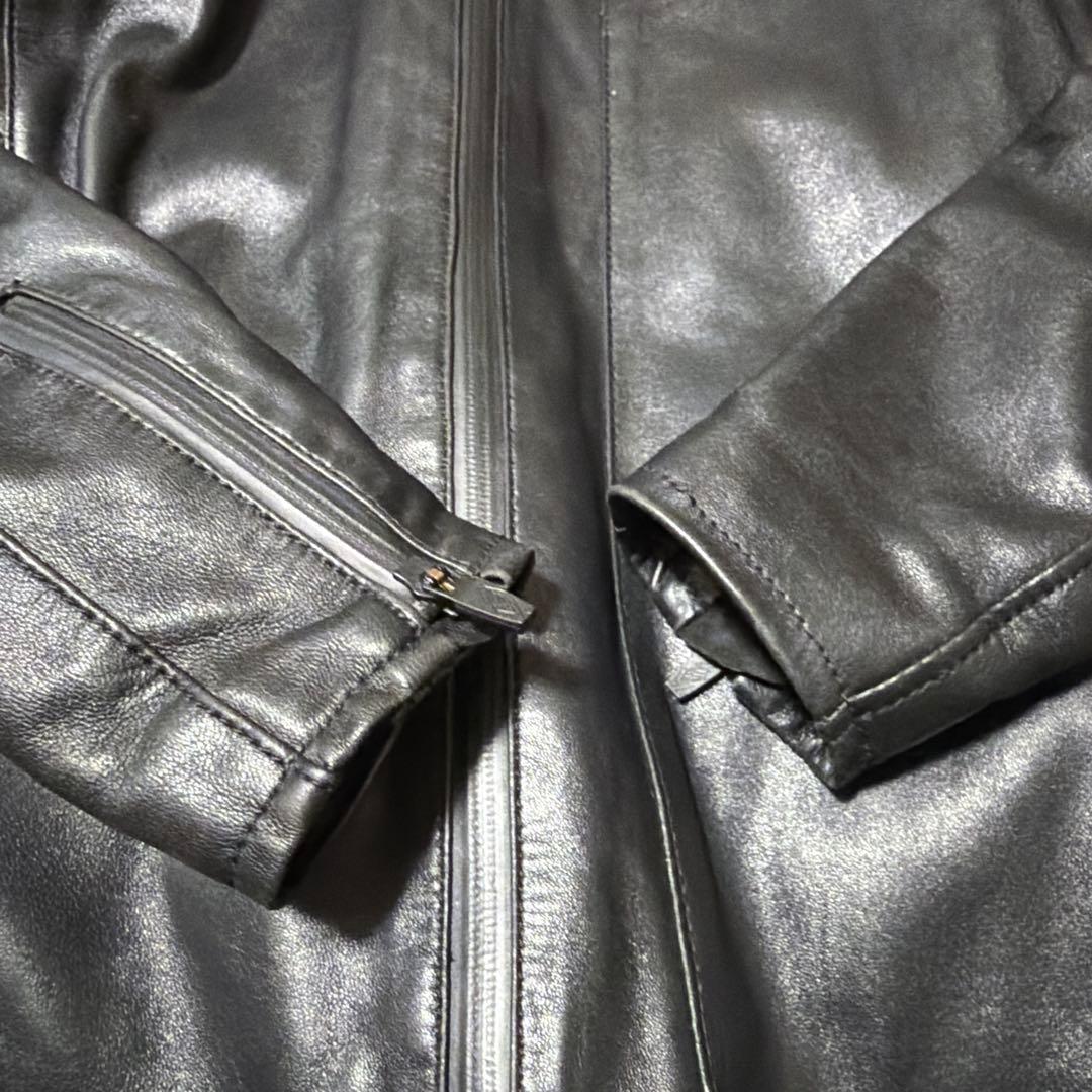 けすぽ様専用HYOD レザーパーカー フーデットジャケット D3O シープ