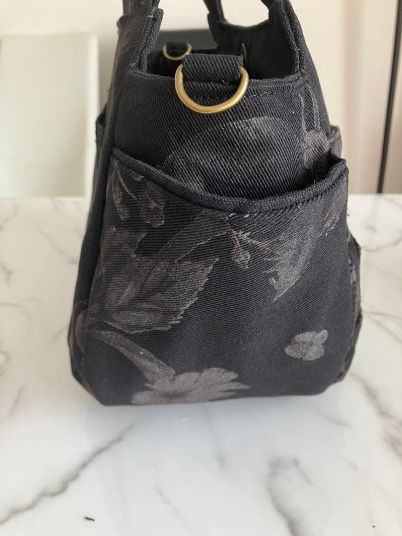 851 ピエロ様専用 花柄デニムリメイクバック ハンドメイド 3点