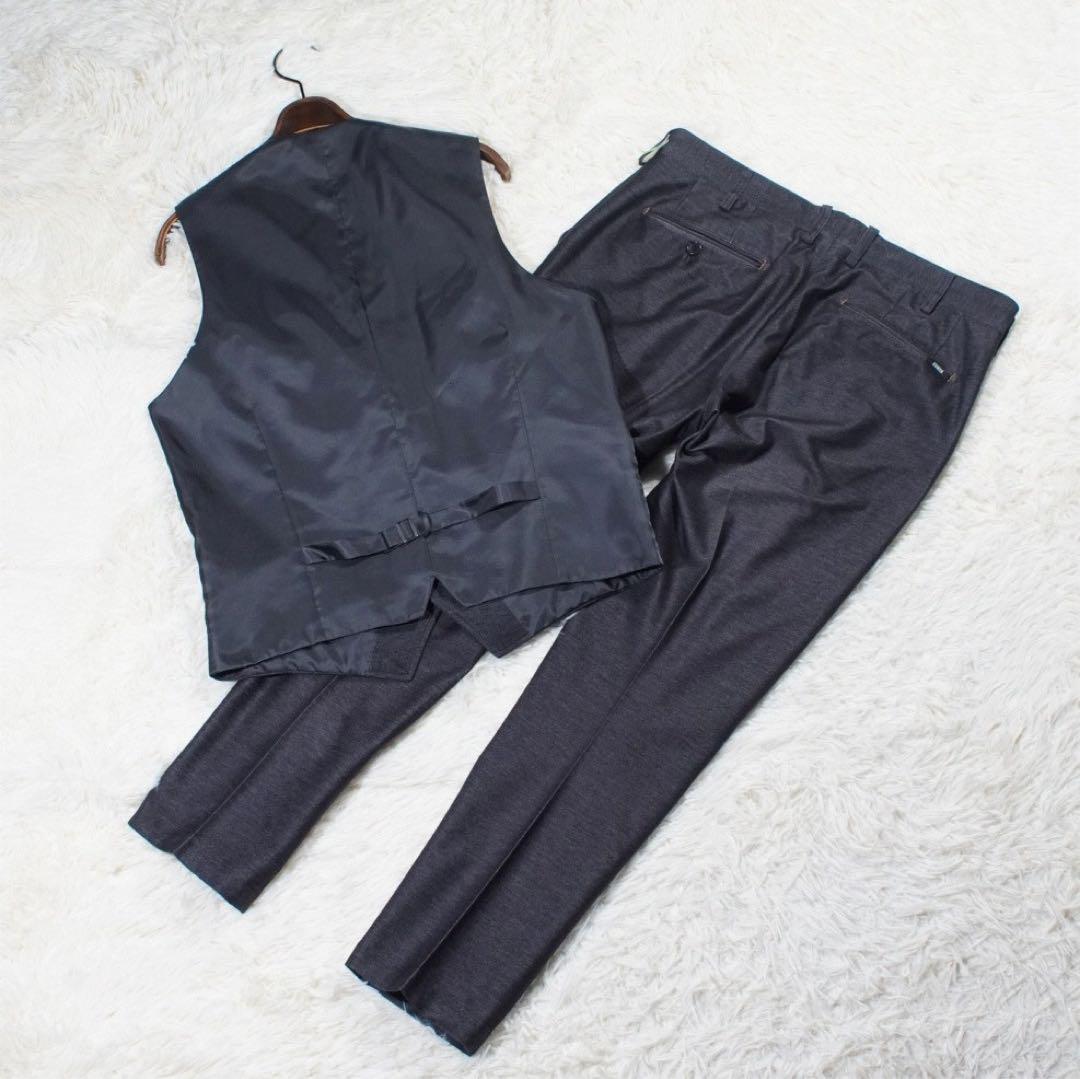 人気 セルビッチ《P.S.FA×EDWIN》スリーピース(L)グレー 光沢