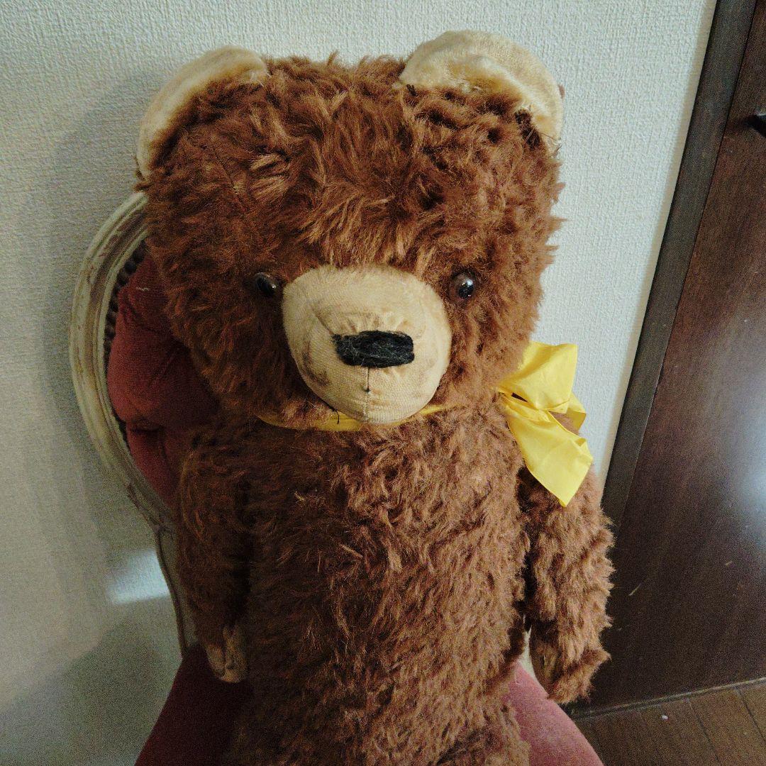 フランスアンティーク♡大きなベアさん フランスアンティークレアなピンクの大きなベア54cm gt-985の通販