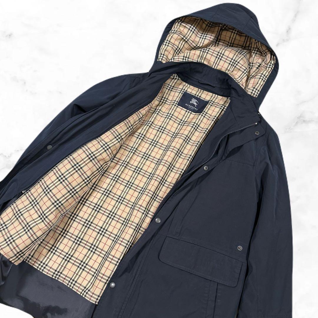 BURBERRY LONDON ノバチェック フーデッドコート M 4WAY - メルカリ