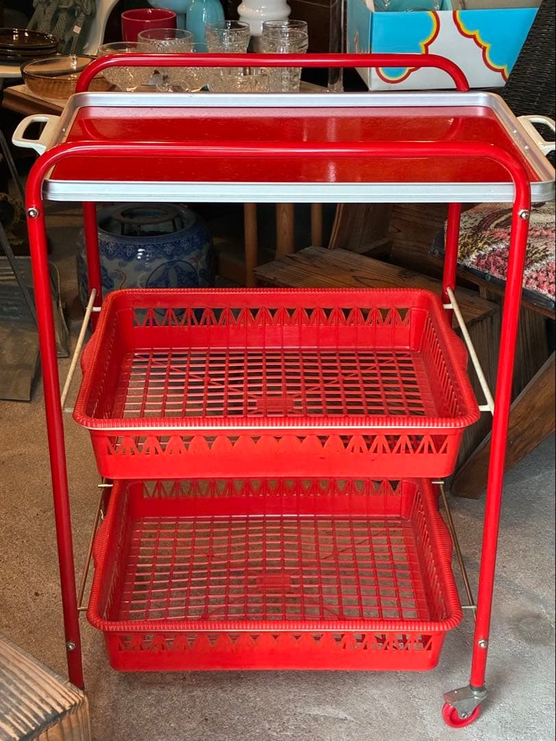 入*兵様 レトロポップキッチンワゴン ソフトヴィンテージ ワゴン | キッチンワゴン・インテリア雑貨 | モノ