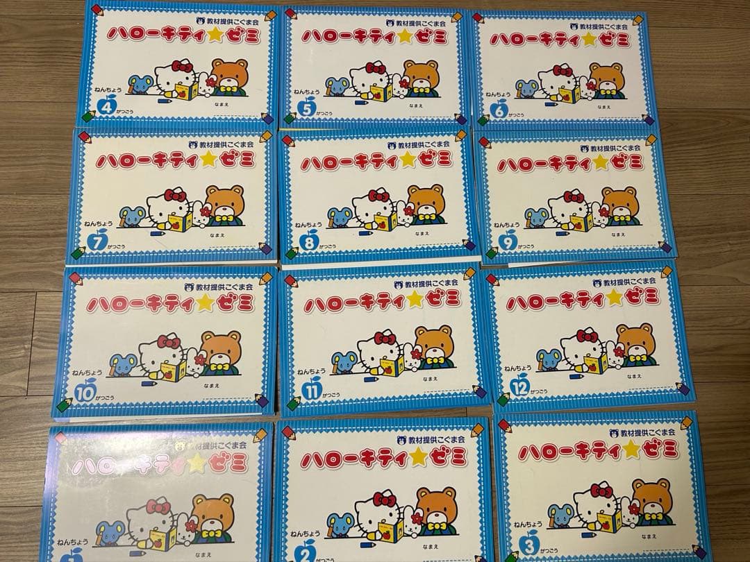 こぐま会　ハローキティゼミ モコモコゼミ　年長一年分 こぐま会 ハローキティゼミ モコモコゼミ 年長一年分ハローキティゼミ