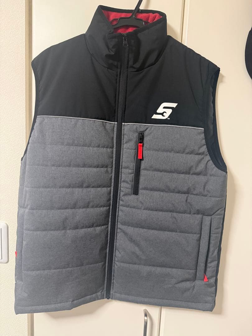 限定品　Snap-on ジップアップベスト スナップオン 黒/グレー　Mサイズ Yahoo!オークション -「スナップオン☆ ベスト (」の落札相場・落札価格