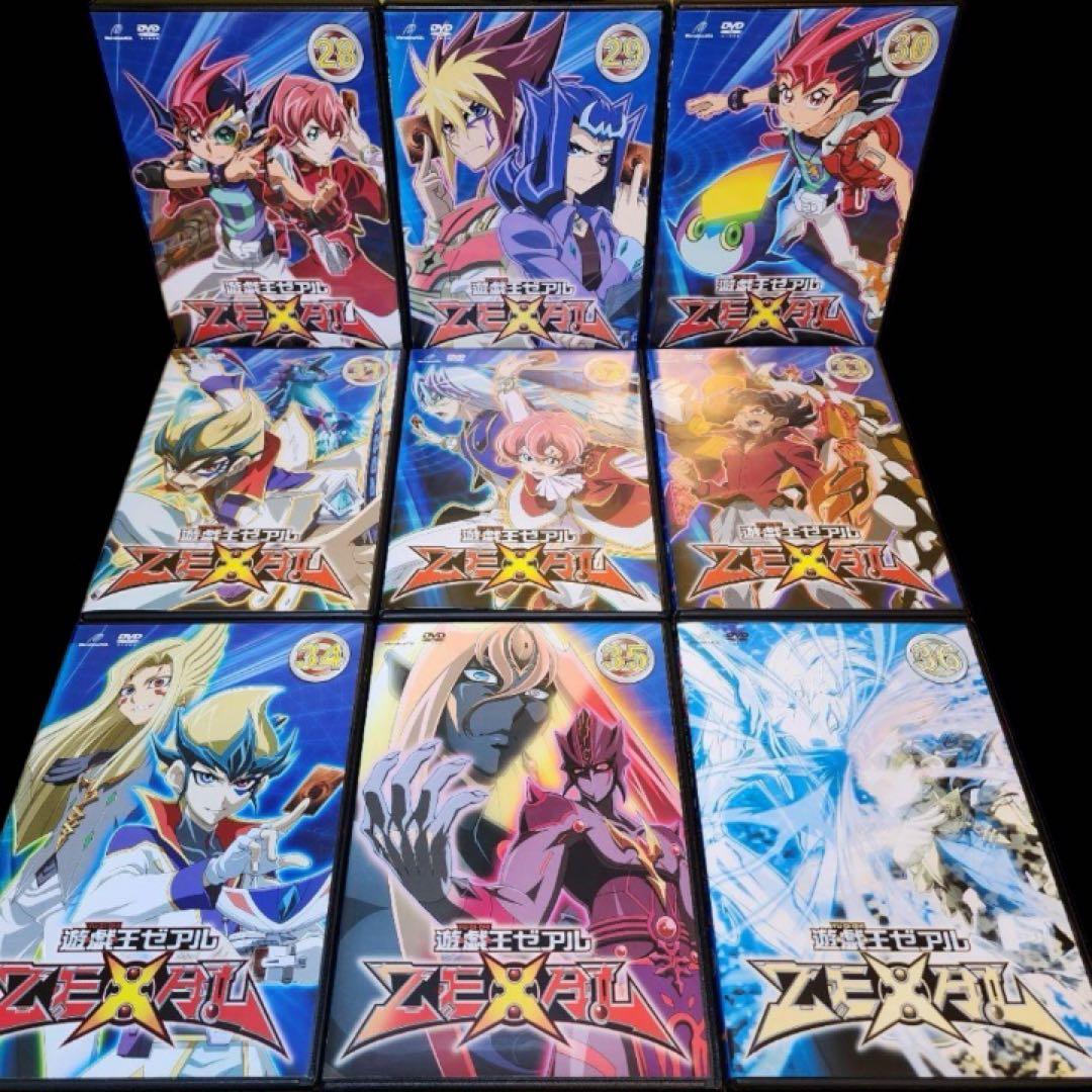 遊戯王 ZEXAL ゼアル 全巻 全36巻 レンタル落ち 新品ケース交換済み