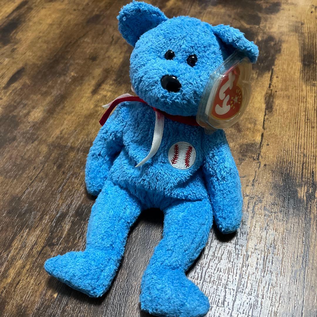 Ty ビーニーベイビーズ Addison 青いクマ - メルカリ