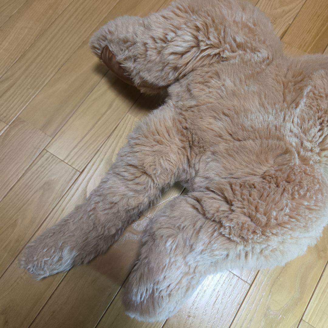 大きめ ベージュ 犬のぬいぐるみ くたくた レトリーバー系？ 大きめ