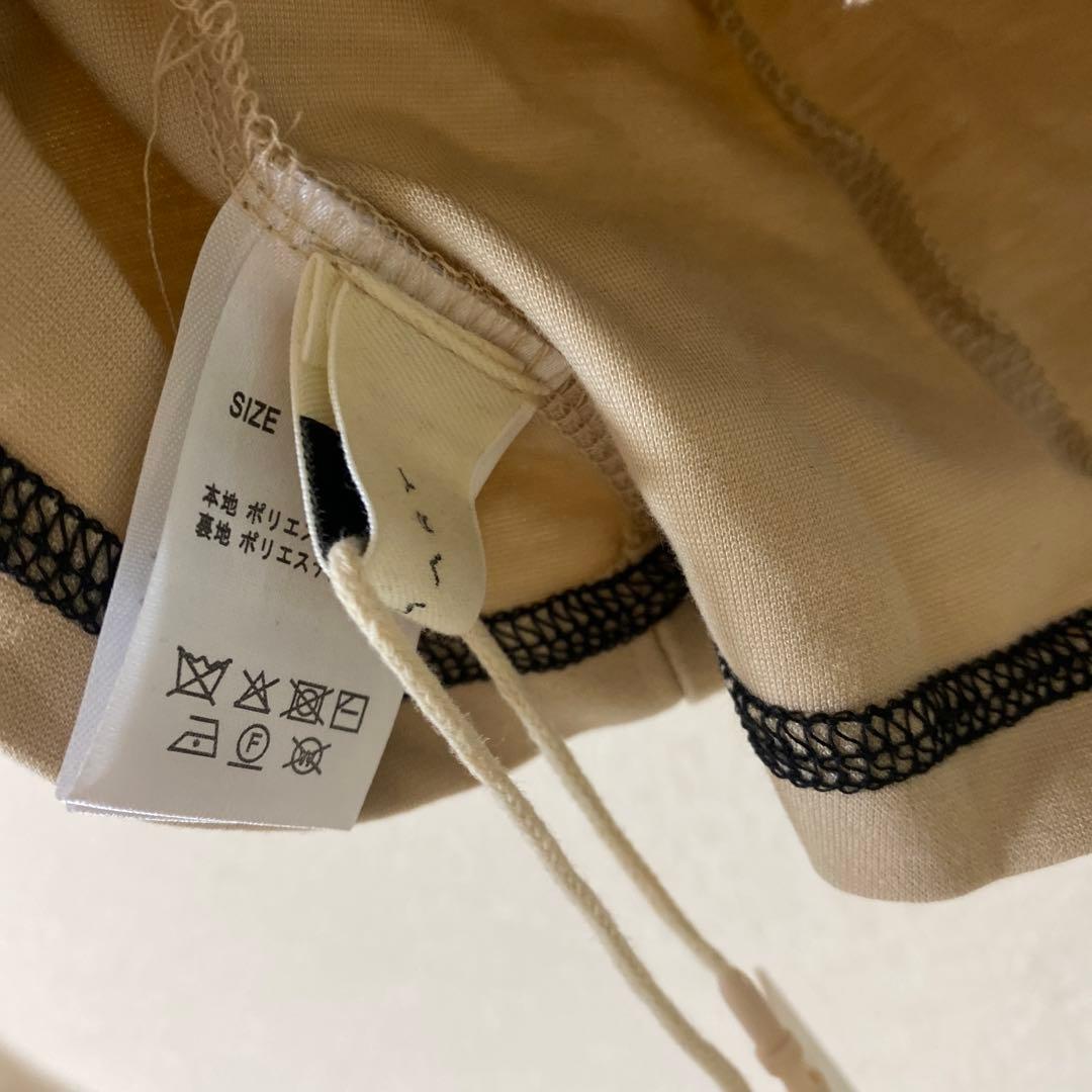Andmary Luca stitch tops beigeの通販｜www.k4fashion.com