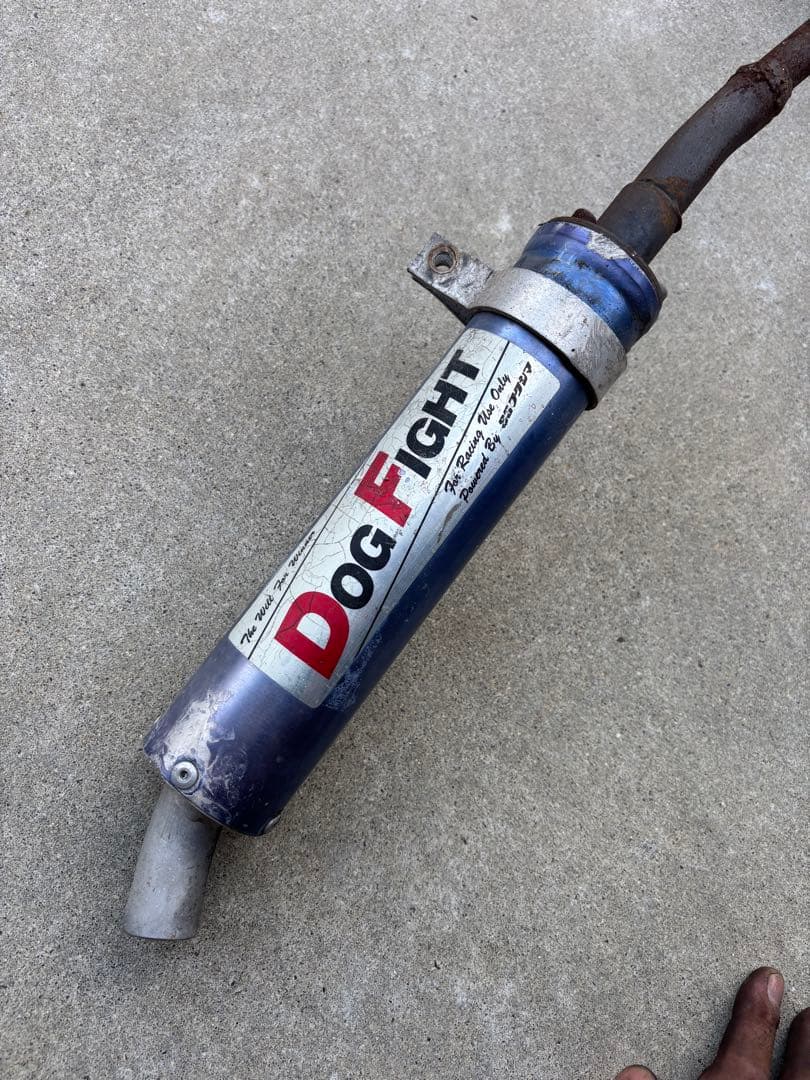 Dog Fight マフラー 錆あり　ns1 チャンバー 2026年最新】ドッグファイトチャンバーの人気アイテム - メルカリ