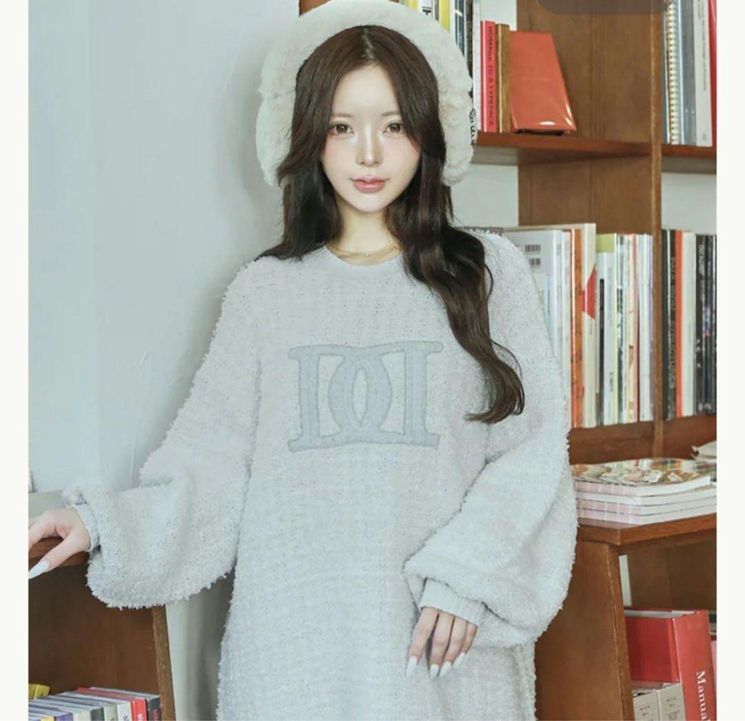 ダーリッチ プルオーバー ワンピース サックス ダーリッチ Darich DRニットプルオーバー （サックス） -ファッション