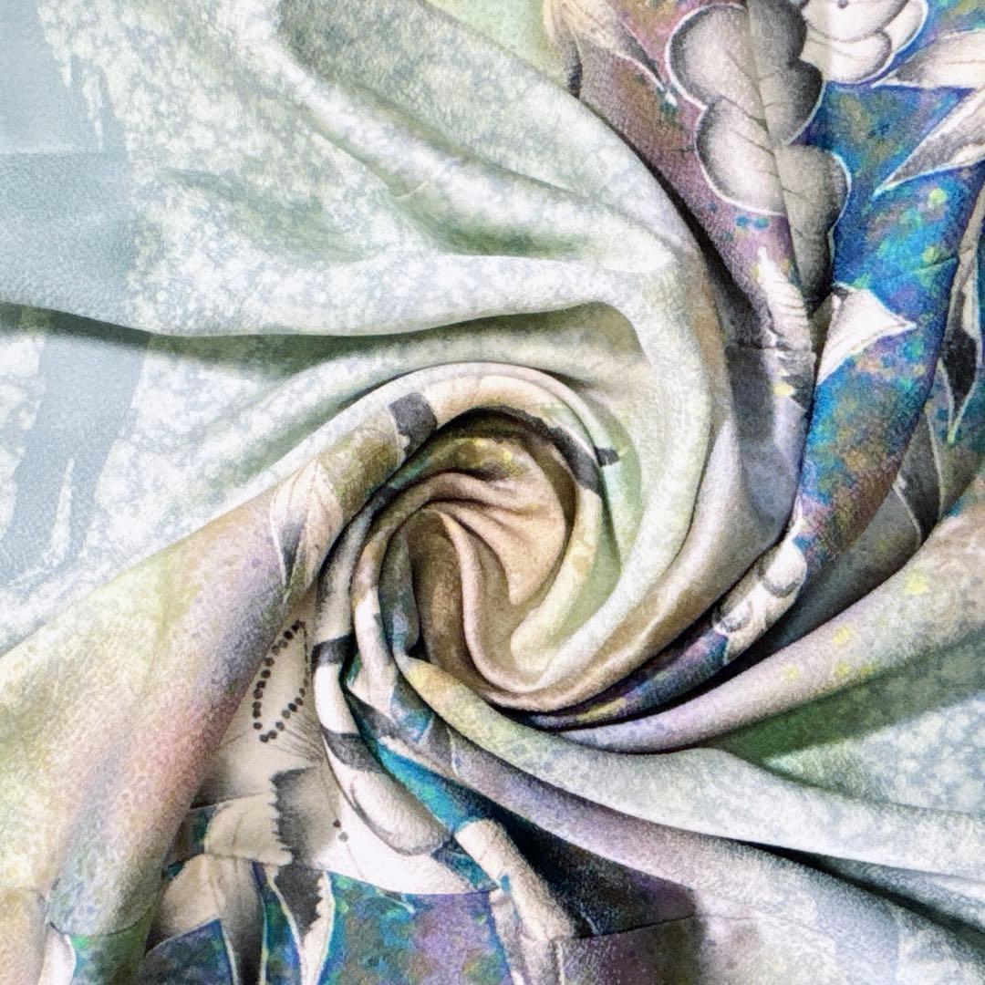 A130愛華 着物 訪問着 作者物 落款あり 辻ヶ花 正絹 美品 - メルカリ