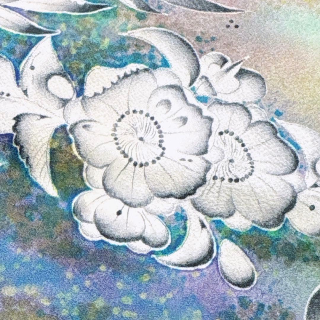 A130愛華 着物 訪問着 作者物 落款あり 辻ヶ花 正絹 美品 - メルカリ