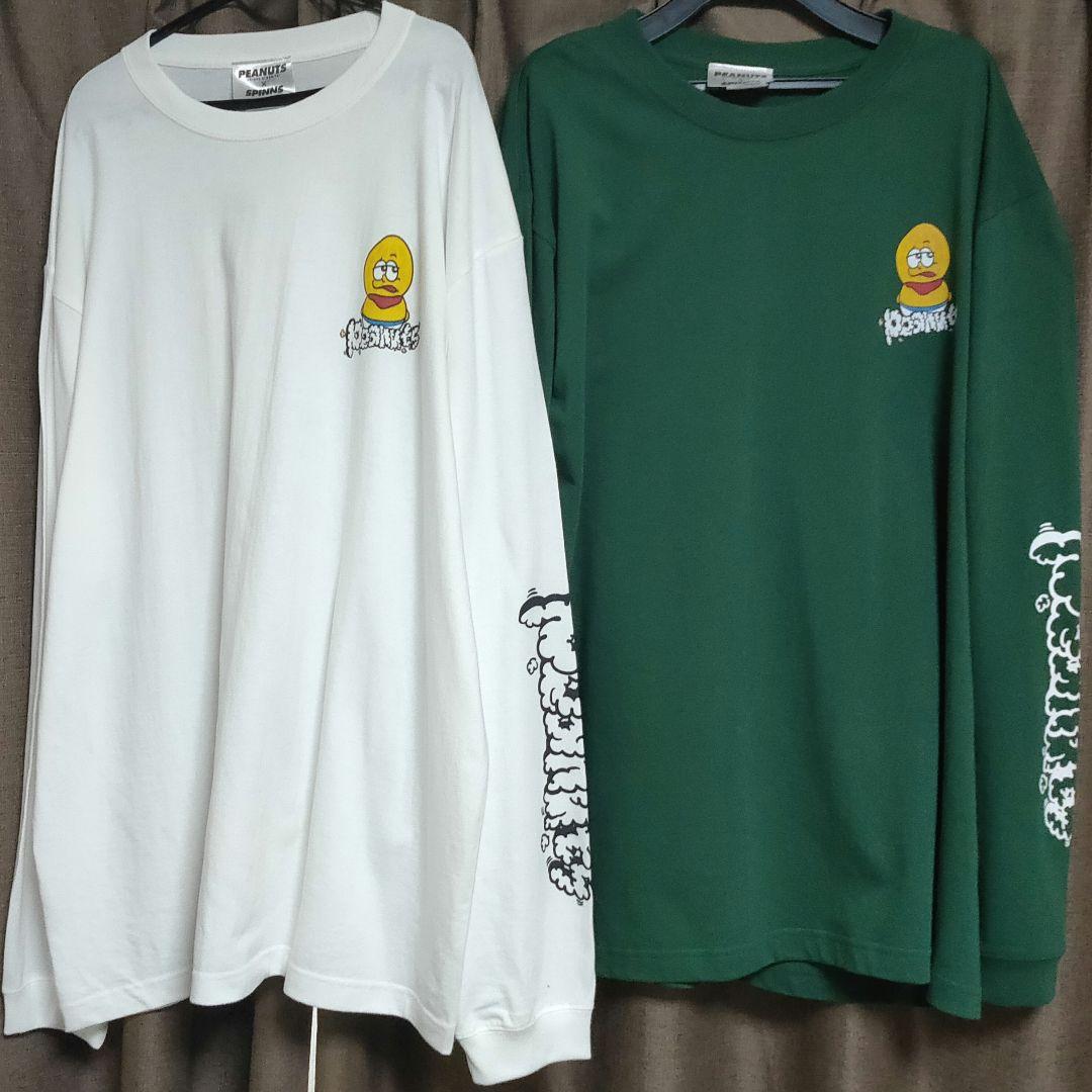 未使用！ ピーナッツくん×SPINNS ロングTシャツ 2色セット|mercari