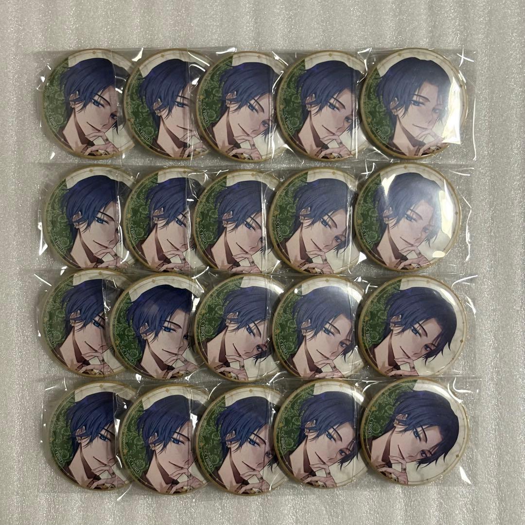 イケメンヴィラン ちゃれくじ ニカ 缶バッジ 20点 イケメンヴィラン 闇夜にひらく悪の恋 2nd Anniversaryくじ