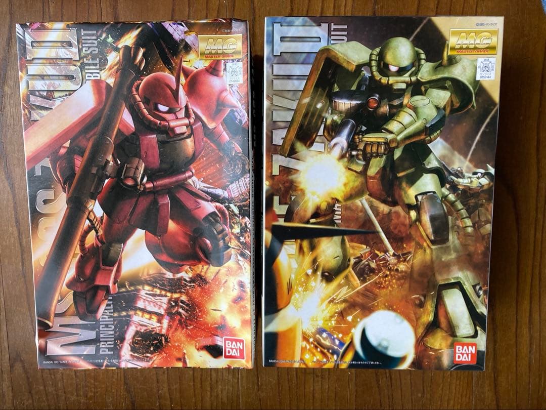 MGシャアザク&量産型ザク　ver2.0 2個セット Amazon | BANDAI SPIRITS(バンダイ スピリッツ) MG 機動戦士ガンダム