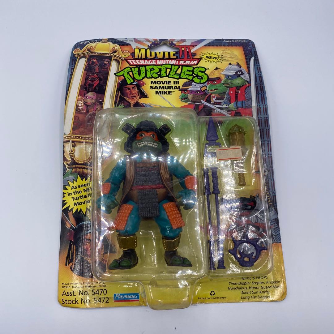 新品未開封、未使用】サムライミケランジェロ ミュータントタートルズ