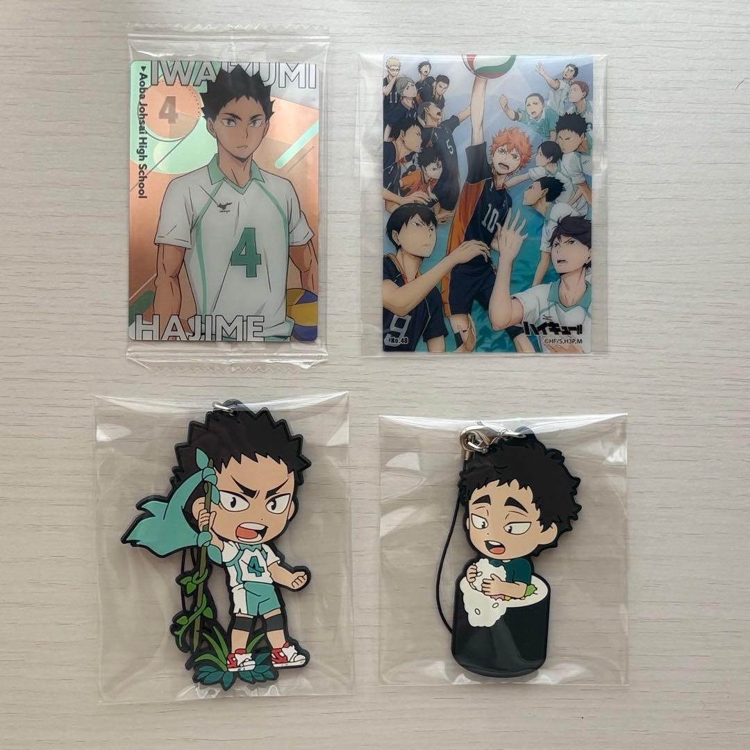 ハイキュー 青葉城西 岩泉一 松川一静 キーホルダー カード - メルカリ