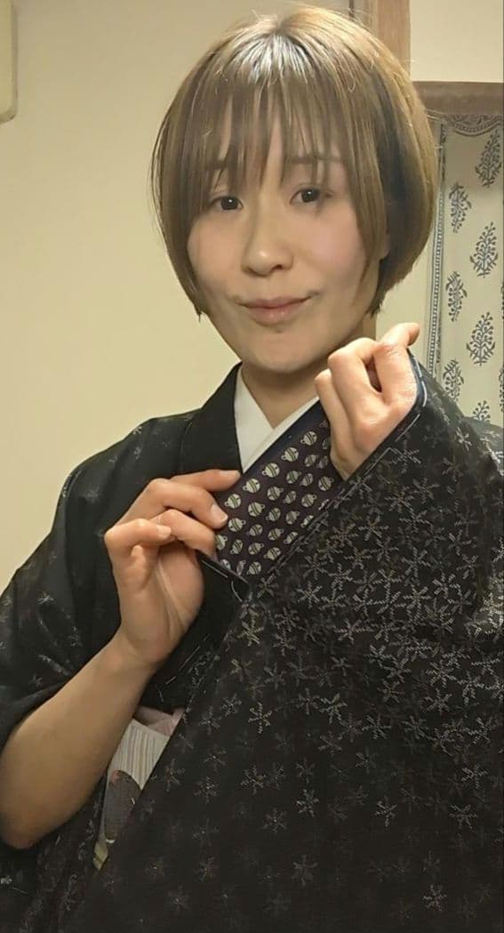 正絹 江戸紅型名古屋帯と大島紬着物、長襦袢、帯締め帯揚げセット