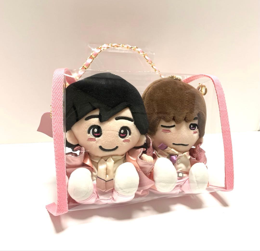 みちここ様専用 ちびぬいポーチ お座り2体用 ピンク なにわ男子 道枝