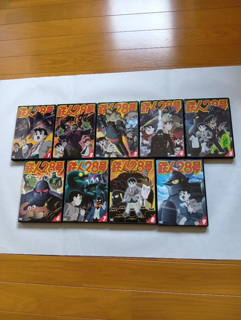 鉄人28号 DVD 全９巻セット。 送料無料 全話完結9巻セット 鉄人28号 レンタルDVD - メルカリ