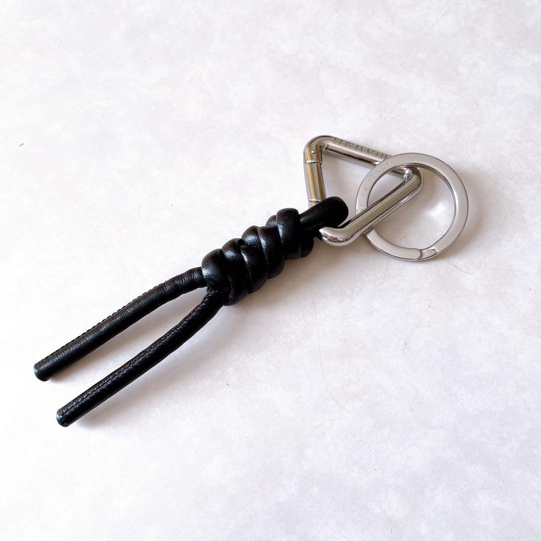 Bottega Veneta ボッテガヴェネタ　キーリング　キーホルダー　黒 ボッテガ キーリング ボッテガヴェネタ メンズ レディース ブラック 黒