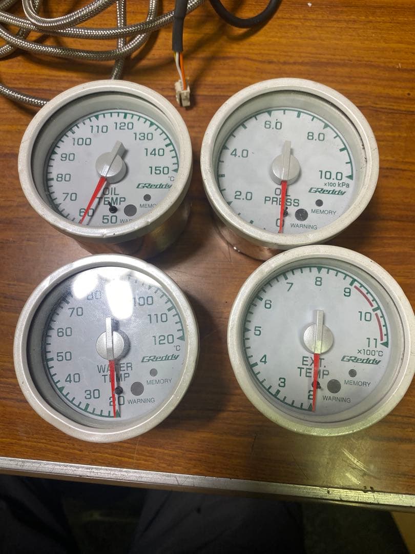 乱心値下げトラスト　グレッディー　SMインテグレート　追加メーター　動作確認済 TRUST（トラスト） 追加メーター用 温度計センサー 油温センサー 水温