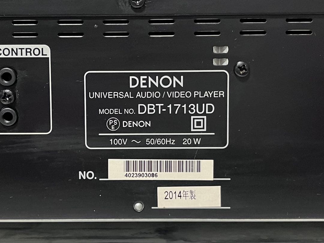 新品レンズ交換済 デノン ユニバーサルプレイヤー DBT-1713UD - メルカリ