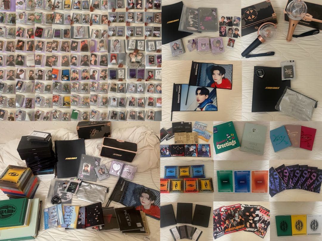 ビ*コ様 【まとめ売り】ATEEZ アルバム・トレカ・グッズセット ATEEZ ANITEEZ IN TREASURE RANDOM TRADING CARD PACK MERCH MD