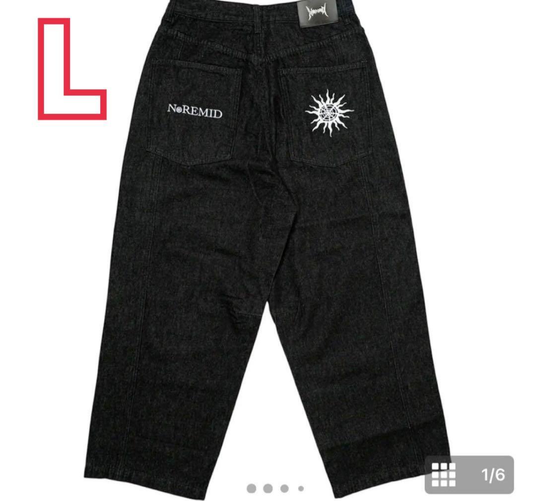 Noremid RIGIT SUPER BAGGY DENIM -Black- - メルカリ