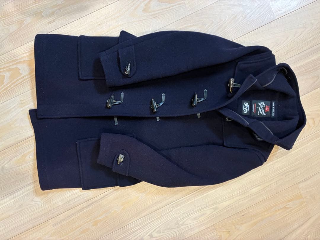 Gloverall(beams別注)ダッフルコート ネイビー BEAMS（ビームス）の「GLOVERALL×BEAMS / 別注 ネイビー ウールボア