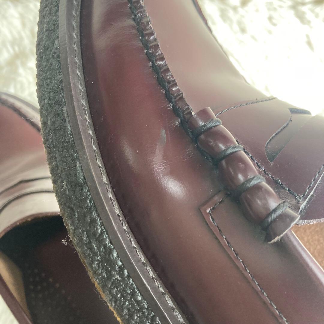 【美品】G.H.BASS Weejuns ローファー ブラウン レッド