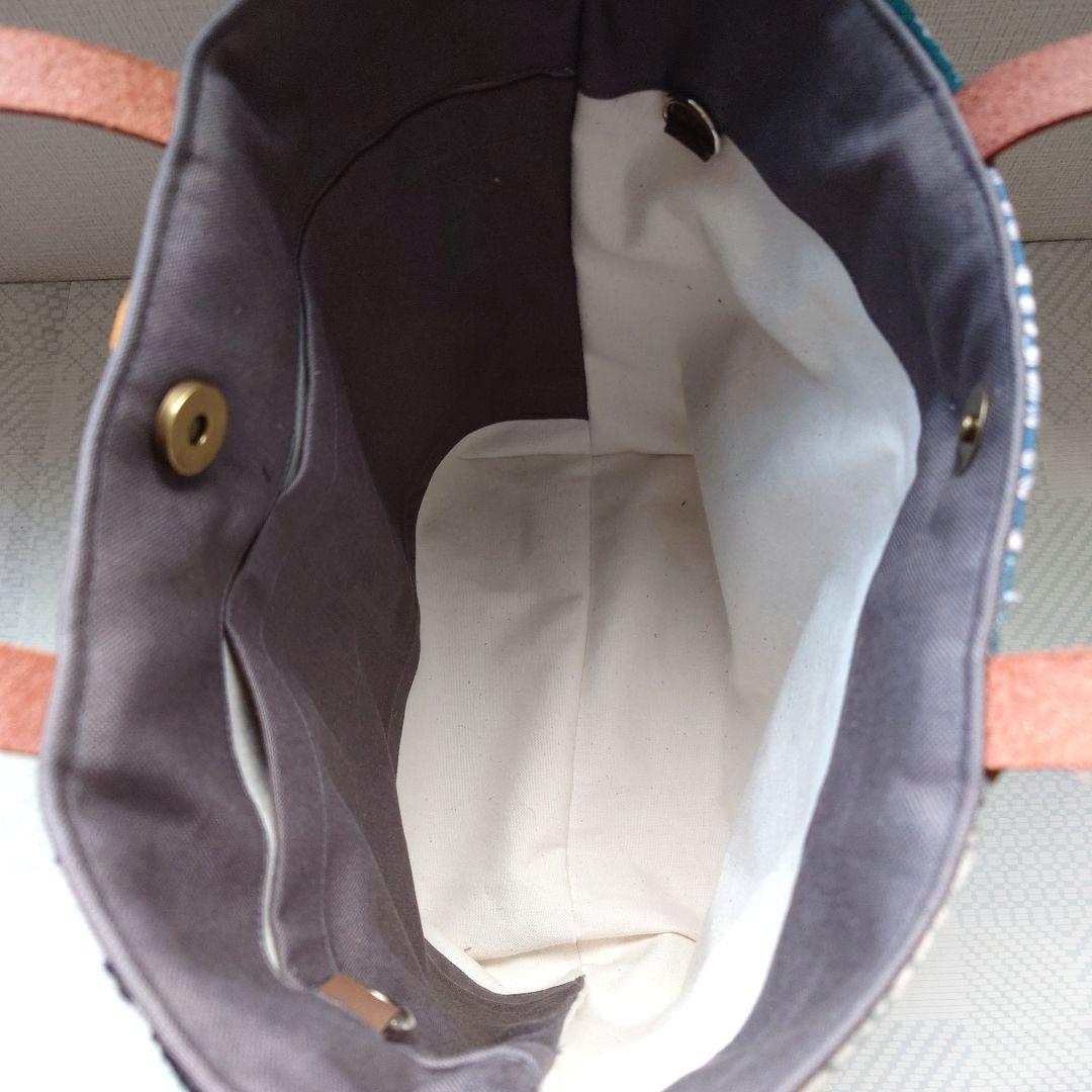 ミナペルホネン 両面パッチワーク マチありトートバッグ - メルカリ