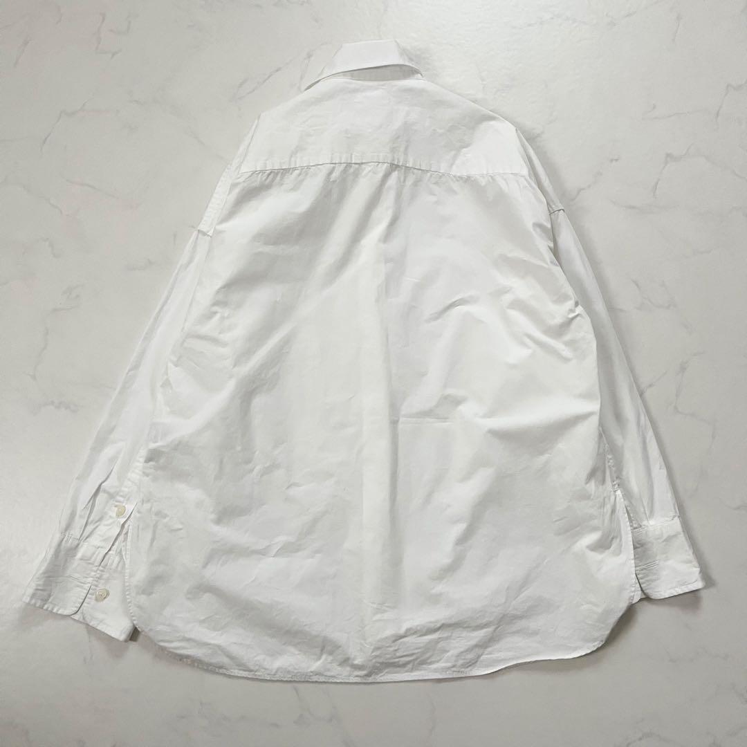 美品 マディソンブルー J.BRADLEY B刺繍 長袖シャツ 白 01サイズ