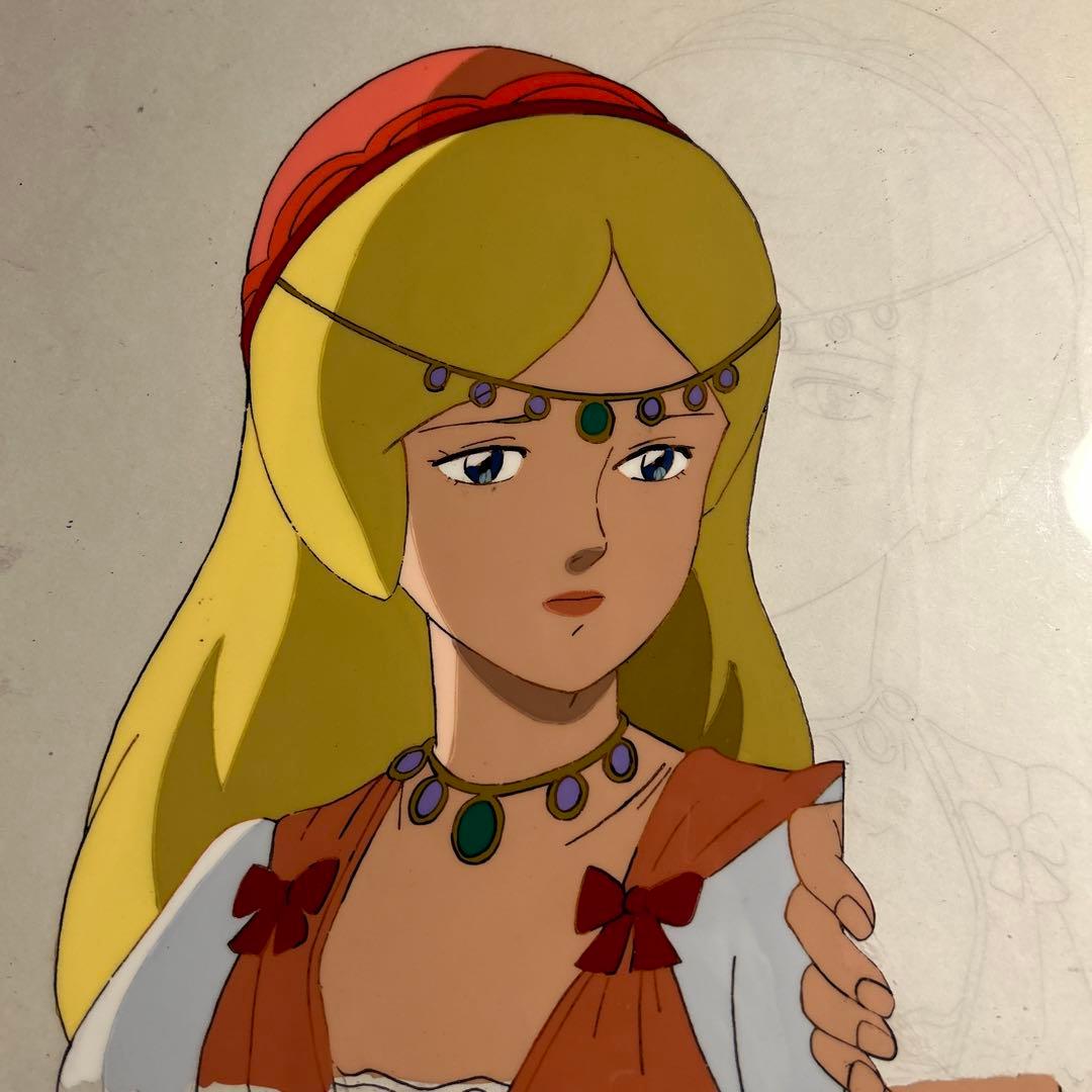 風の中の少女 金髪のジェニー」セル画＋動画 - メルカリ