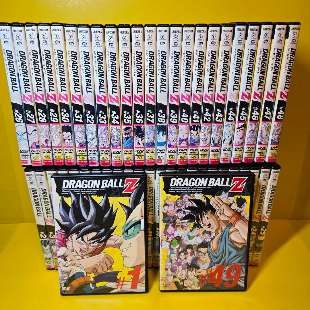 新品ケース交換済み　ドラゴンボールZ【DVD】全49巻 セット 新品ケース交換済みドラゴンボールZ【DVD】全49巻+神と神 全50巻セット