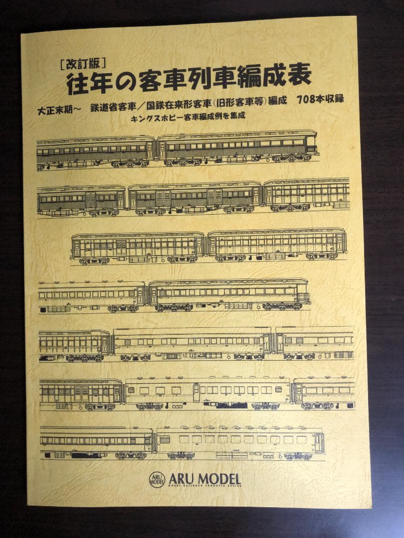 往年の客車列車編成表 ARU MODEL - メルカリ