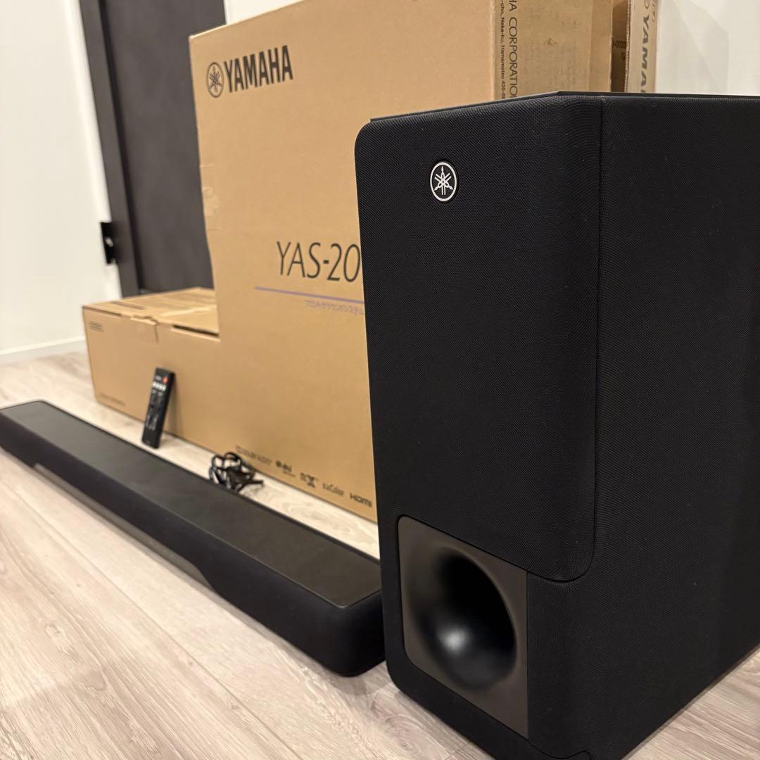 YAMAHA YAS-207 フロントサラウンドバー ワイヤレスサブウーファー付