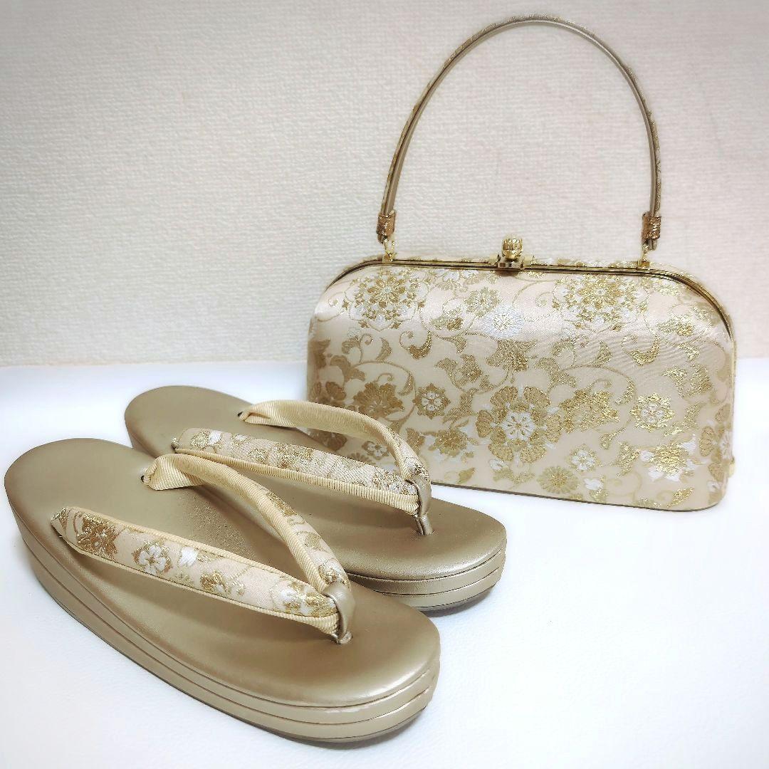 専用✨美品✨和装バッグ草履　セット　フォーマル　帯地　唐草　ゴールド　金 楽天市場】草履バッグセット 帯地帯地 フォーマル用 選べる2色 留袖
