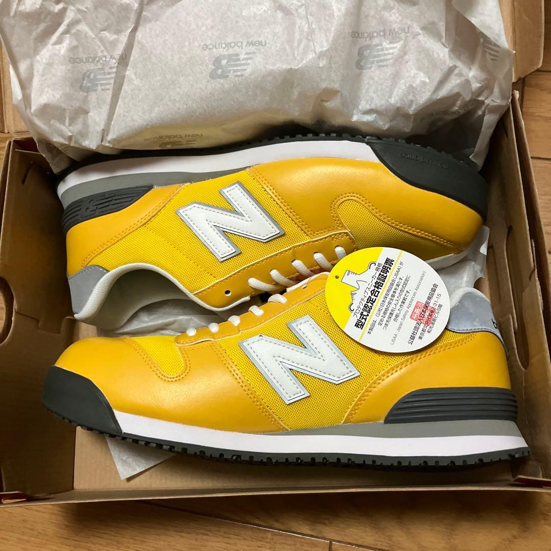 安全靴 【新品未使用】ニューバランス PL-551 イエロー ※箱やや傷み