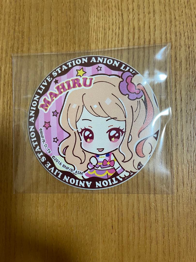 香澄真昼】アイカツスターズ アニON マグネット付きバッジ - メルカリ