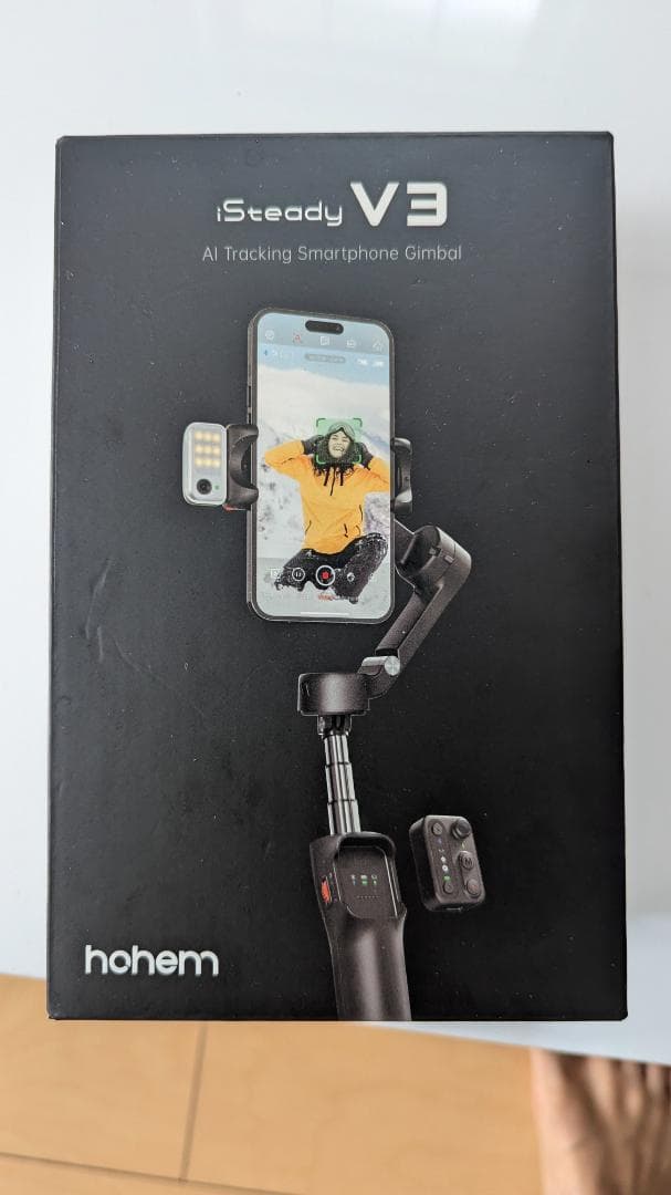 hohem isteady スマートフォン ジンバル AIトラッキング機能 ジンバル本体だけでAIトラッキングできる！ジェスチャー機能も優秀な