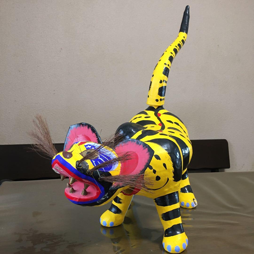 訳あり 出雲張子 高橋孝市作 首振り虎 張子虎 大 - メルカリ